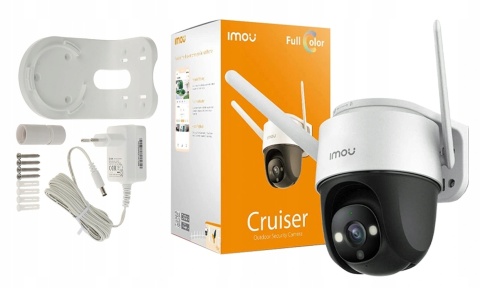 Kamera IMOU IPC-S42FP 4MP, WiFi, kolorowy tryb nocny, IP66, syrena 110dB