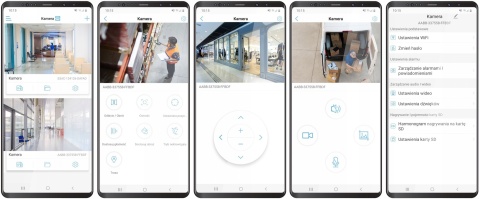Kamera IP WiFi DVS 4K Ultra HD 8MP z detekcją ruchu i audio 360°