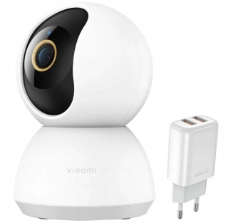 Kamera Xiomi C300 360° 1296P z WiFi i nocnym widzeniem, biały