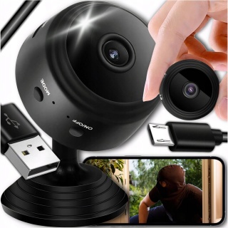 Mini Kamera Bezprzewodowa WiFi Full HD z Noktowizją 150°