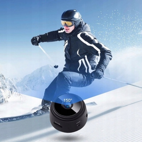 Mini Kamera Szpiegowska WiFi Full HD z Detekcją Ruchu i Magnesem