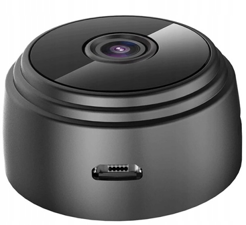 Mini Kamera Szpiegowska WiFi Full HD z Detekcją Ruchu i Magnesem