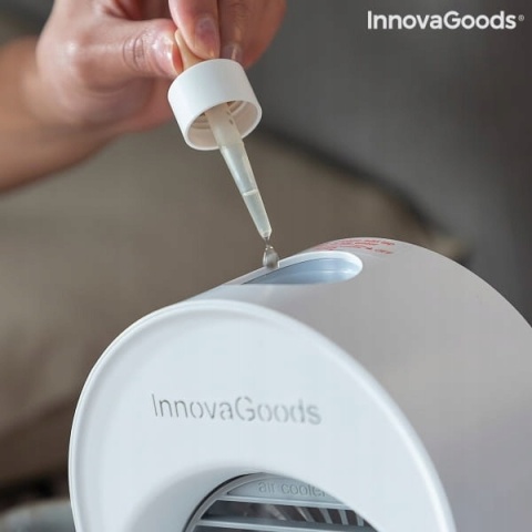 Mini klimator Vitolog z wentylatorem, nawilżaczem, LED i USB