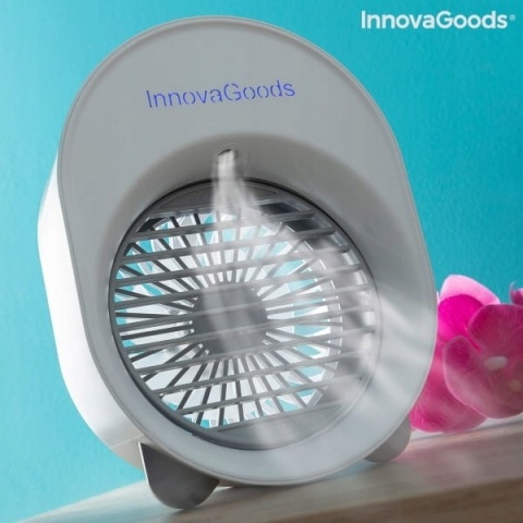 Mini klimator Vitolog z wentylatorem, nawilżaczem, LED i USB