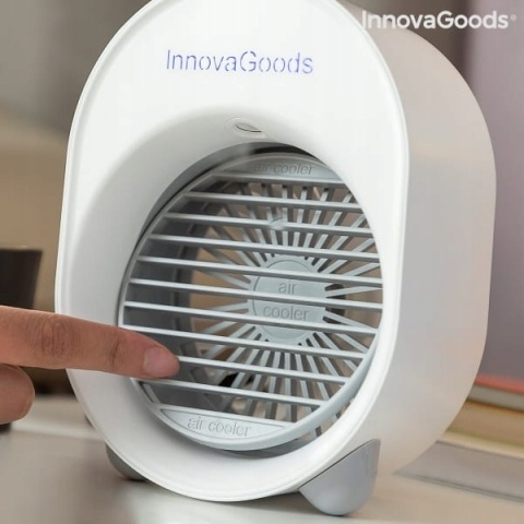 Mini klimator Vitolog z wentylatorem, nawilżaczem, LED i USB
