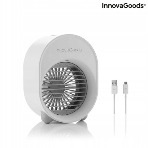 Mini klimator Vitolog z wentylatorem, nawilżaczem, LED i USB