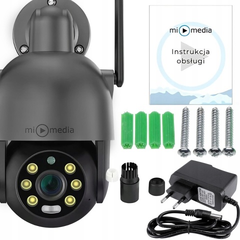 Obrotowa kamera IP WiFi 8Mpx 4K UHD z zoomem 5x i detekcją ruchu
