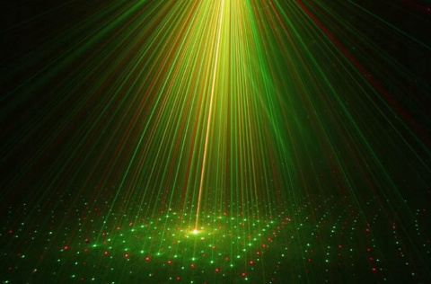 Projektor Laserowy Disco 3D z Dźwiękiem - Stroboskop Imprezowy