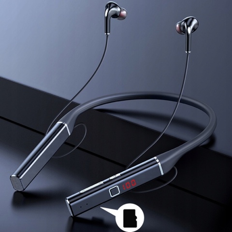 Słuchawki Bluetooth do Biegania z Kartą Pamięci | 100h Pracy