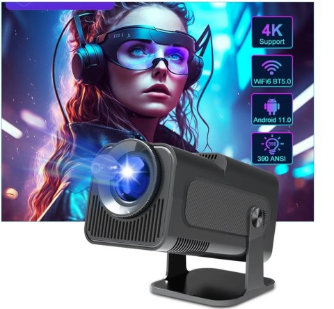 Inteligentny Projektor Mini Led 720P Z Android, Wifi I Korekcją Obrazu