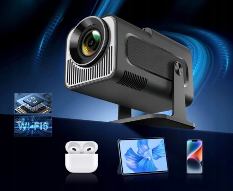 Inteligentny Projektor Mini Led 720P Z Android, Wifi I Korekcją Obrazu