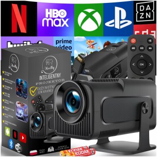 Mini Projektor Heelly Android 720P Wifi 150 Mobilny Z Korekcją Obrazu