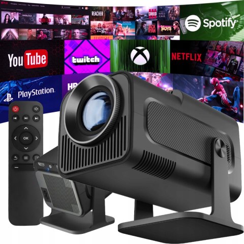 Mini Projektor Hy320 4K Full Hd, Android 11, Wi-Fi, Bluetooth 5.0, 150 Cali