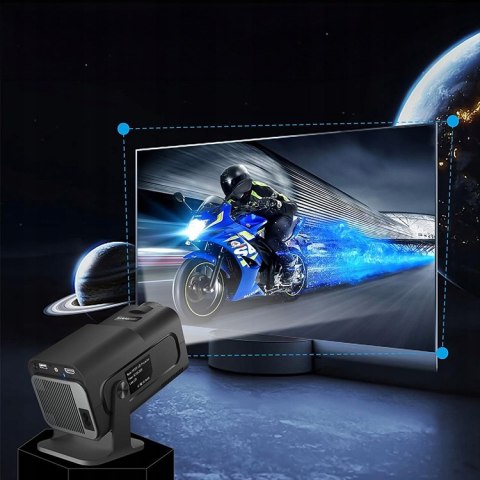Mini Projektor Hy320 4K Full Hd, Android 11, Wi-Fi, Bluetooth 5.0, 150 Cali