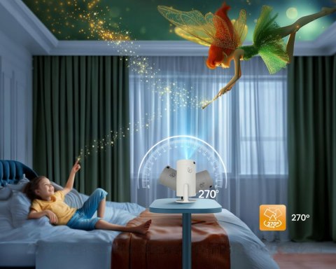 Mini Projektor Led 4K Heelly Android Z Wifi - Mobilny Smart Tv