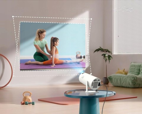 Mini Projektor Led 4K Heelly Android Z Wifi - Mobilny Smart Tv