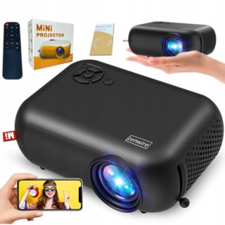 Mini Projektor Led Zenwire A10 Full Hd Wifi 1800Lm Przenośny Głośnik