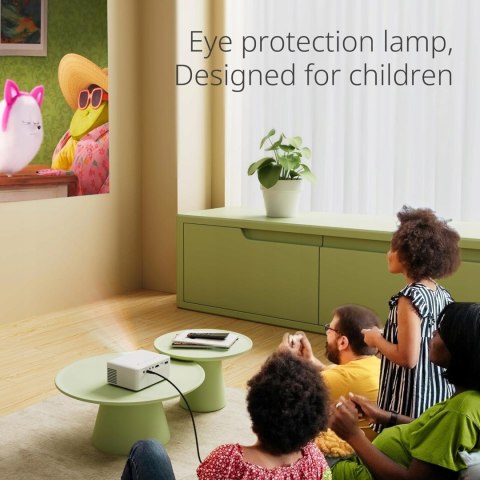 Mini Projektor Y3 720P/1080P Hdmi Usb Aux 120 Lumen 120 Cali Zoom 25% ±15°