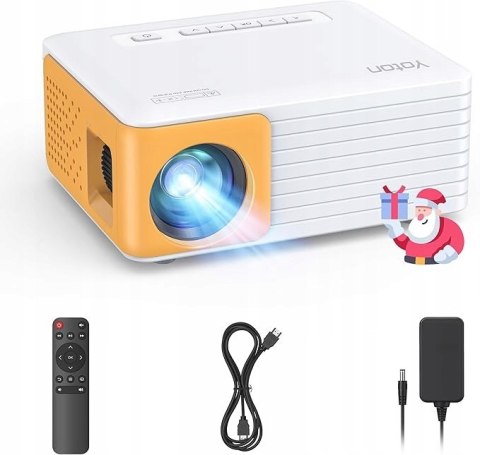 Mini Projektor Yoton Y3 Full Hd 1080P 6000 Lumen 120 Cali Kino Domowe Pilot