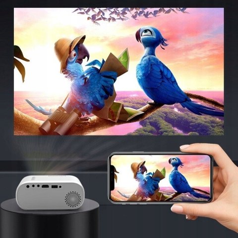 Mini Projektor Zenwire D300s 3000Lm Full Hd, Wifi, Mobilny Rzutnik