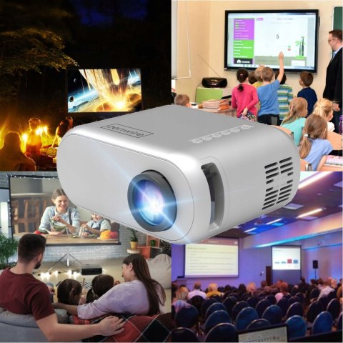 Mini Projektor Zenwire D300s 3000Lm Full Hd, Wifi, Mobilny Rzutnik