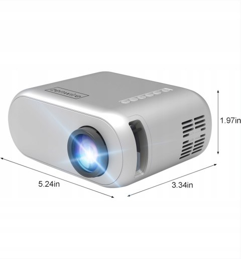 Mini Projektor Zenwire D300s 3000Lm Full Hd, Wifi, Mobilny Rzutnik