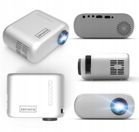 Mini Projektor Zenwire D300s 3000Lm Full Hd, Wifi, Mobilny Rzutnik