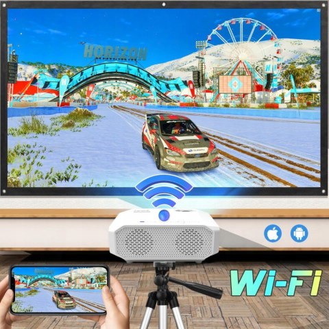 Mini Projektor Zenwire E450s Full Hd 4500Lm Wifi Bluetooth 5.0
