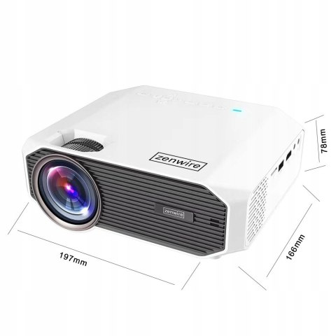 Mini Projektor Zenwire E450s Full Hd 4500Lm Wifi Bluetooth 5.0