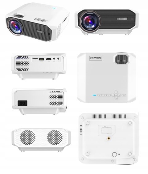 Mini Projektor Zenwire E450s Full Hd 4500Lm Wifi Bluetooth 5.0
