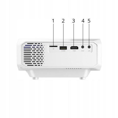 Mini Projektor Zenwire E450s Full Hd 4500Lm Wifi Bluetooth 5.0