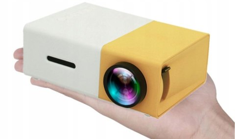 Mini Przenosny Projektor Led Full Hd 24-60 Cali Hdmi Usb Tf + Pilot Zestaw
