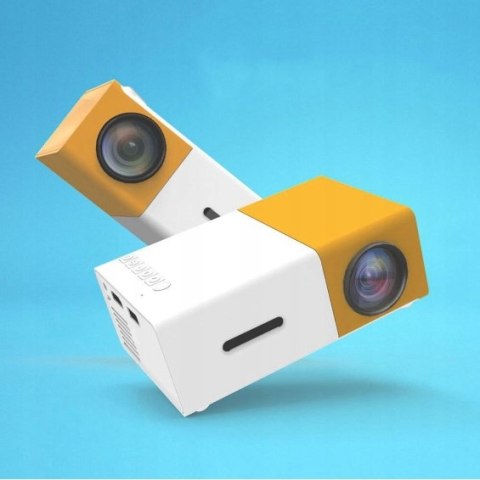 Mini Przenosny Projektor Led Full Hd 24-60 Cali Hdmi Usb Tf + Pilot Zestaw