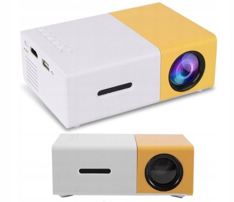 Mini Przenosny Projektor Led Full Hd 24-60 Cali Hdmi Usb Tf + Pilot Zestaw