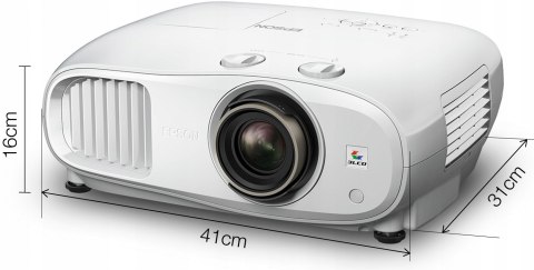 Projektor 4K Pro-Uhd Domowe Kino 3000Lm 500 Cali Przesunięcie Obiektywu