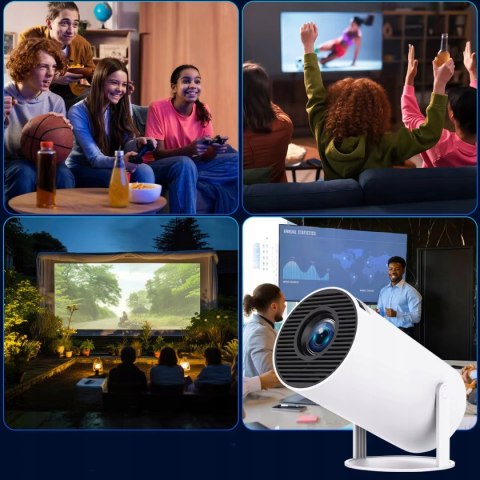 Projektor Full Hd Z Android Tv, Wifi, Korekcją 4D I Głośnikiem