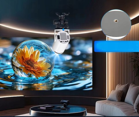 Projektor Full Hd Z Android Tv, Wifi, Korekcją 4D I Głośnikiem