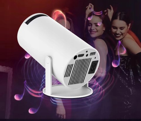 Projektor Full Hd Z Android Tv, Wifi, Korekcją 4D I Głośnikiem