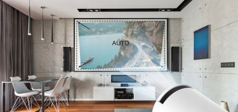 Projektor Kiano Kvr01 Smart 4K Wifi Z Automatyczną Korekcją Obrazu