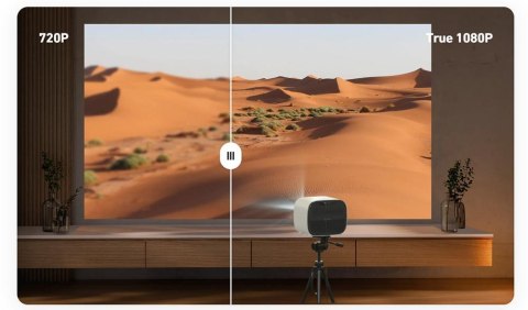 Projektor Lcd Etoe E3 Pro 1080P, 600Ansi, Android Tv 11, Netflix
