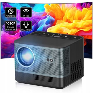 Projektor Led Hdeye I20 4K Full Hd, Android Tv, Wifi, 9000Lm, Bluetooth