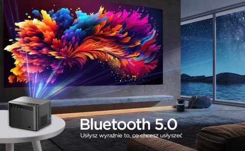 Projektor Led Hdeye I20 4K Full Hd, Android Tv, Wifi, 9000Lm, Bluetooth