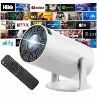 Projektor Led Hy300 Pro 2025 4K, Wifi, Smart Android Tv, 130 Cali