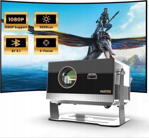 Projektor Mirai Optics Cinema Hd, 10000 Lumenów, Android 9, Full Hd
