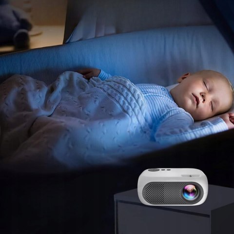 Projektor Przenośny Full Hd 1200 Lumenów Hdmi Usb Z Głośnikami 13-100 Cali