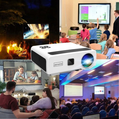Projektor Zenwire E660h 4K Full Hd Android 9.0 Wifi 24000 Lm Bluetooth