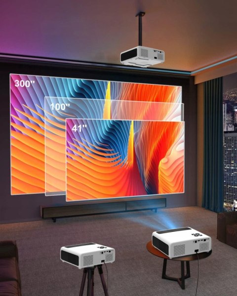 Projektor Zenwire E660h 4K Full Hd Android 9.0 Wifi 24000 Lm Bluetooth
