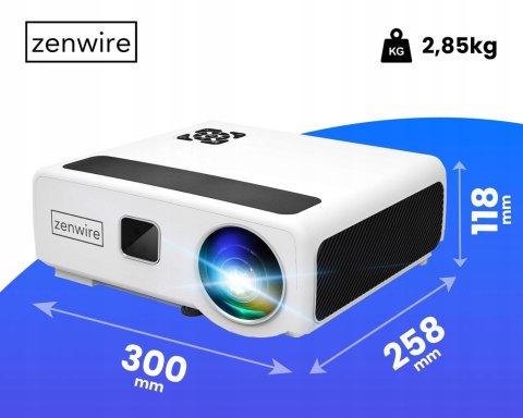 Projektor Zenwire E660h 4K Full Hd Android 9.0 Wifi 24000 Lm Bluetooth