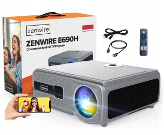 Projektor Zenwire E690h 30000Lm Full Hd 4K Android 11 Google Tv Wifi