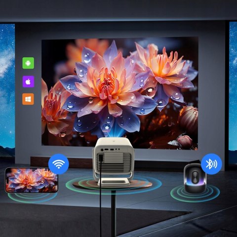Projektor Zenwire H8 4K Full Hd Android Wifi Bluetooth Przenośny
